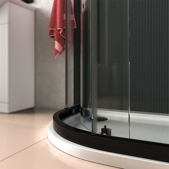 Odessa Black 900 Quadrant Shower Enclosure Odessa Black 900 Quadrant Shower Enclosure