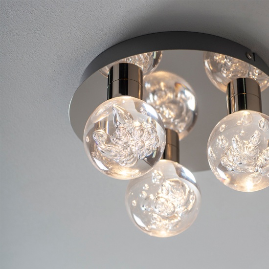 Casey Flush Ceiling LED Light 3 Bulb