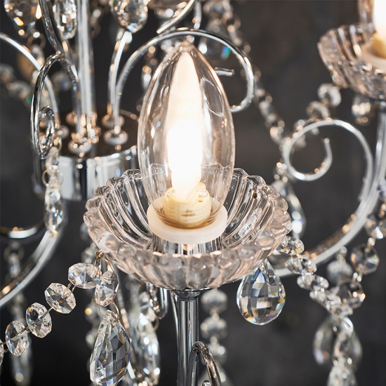 Multi arm glass Pendant Light: 5 Bulb Multi arm glass Pendant Light: 5 Bulb