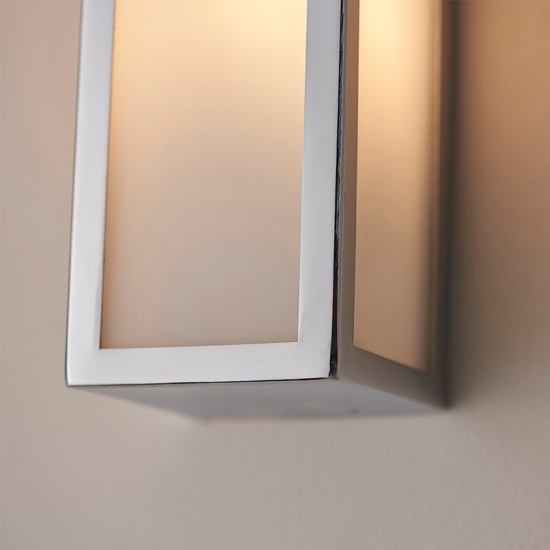 Glass Wall Light: 2 Bulb Glass Wall Light: 2 Bulb