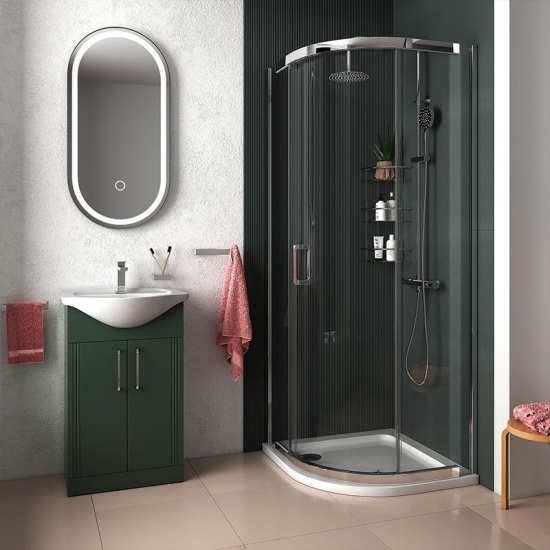 Celeste Green 550 Chrome Shower Suite Celeste Green 550 Chrome Shower Suite
