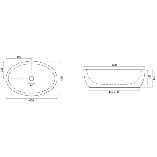REA Delillo Black Countertop Basin Image for REA Delillo Black Countertop Basin