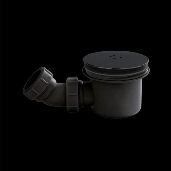 Stone Resin Quadrant Easy Plumb Tray 800 x 800 with Optional Black Waste