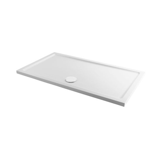 rectangular 1000 1100 1200 shower tray chrome waste