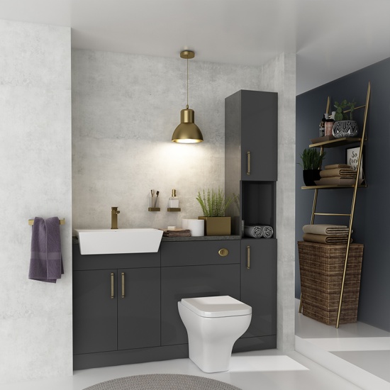 Oliver Gold 1500 Fitted Furniture with Tall Boy Oliver Gold 1500 Fitted Furniture with Tall Boy