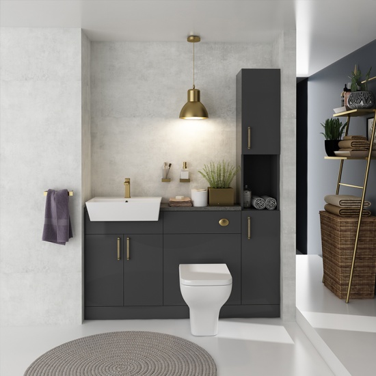 Oliver Gold 1500 Fitted Furniture with Tall Boy Oliver Gold 1500 Fitted Furniture with Tall Boy