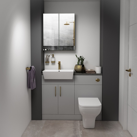 oliver gold 1100 fitted cloakroom suite