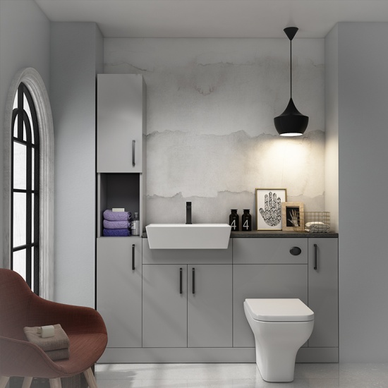 Oliver Black 1600 Fitted Furniture Oliver Black 1600 Fitted Furniture