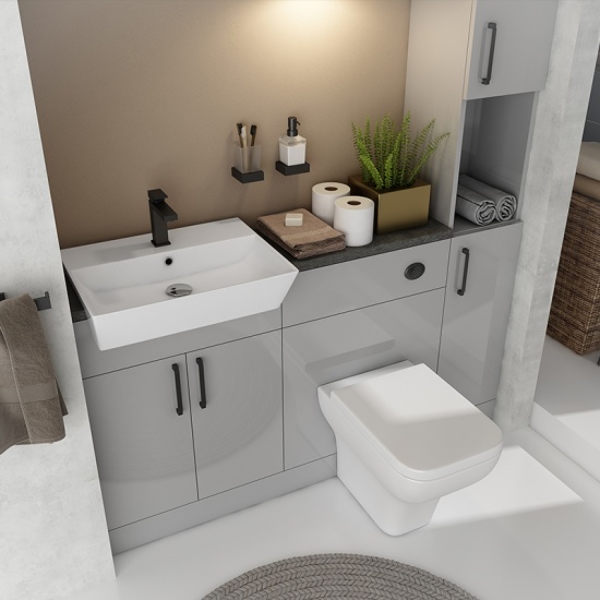 Oliver Black 1500 Fitted Furniture with Tall Boy Oliver Black 1500 Fitted Furniture with Tall Boy