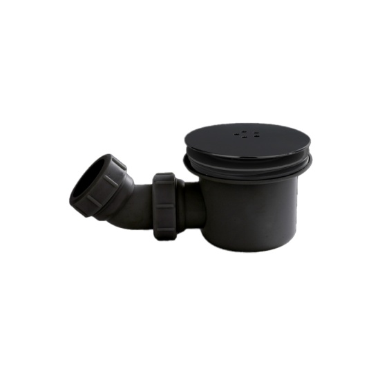 offset quadrant 1000 raised righthand shower tray black waste