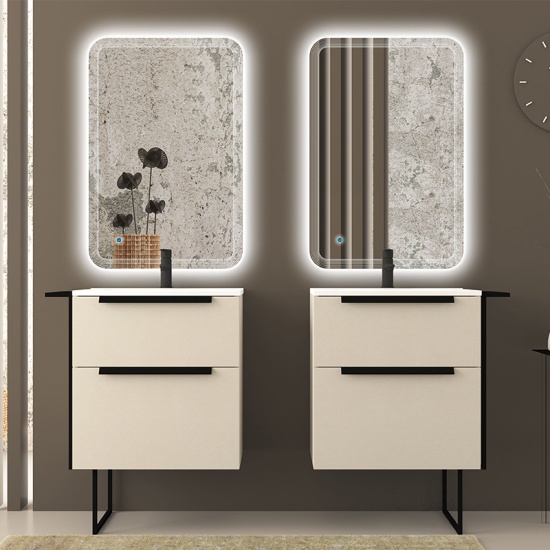 baden haus urban 600 brushed white vanity unit baden haus urban 600 brushed white vanity unit