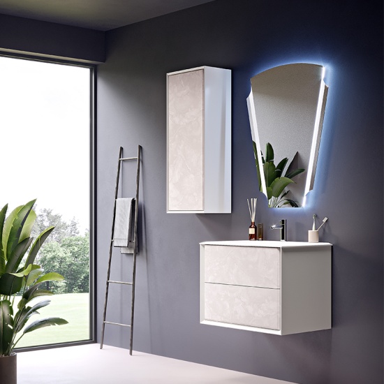bellagio 710 light Onyx vanity unit