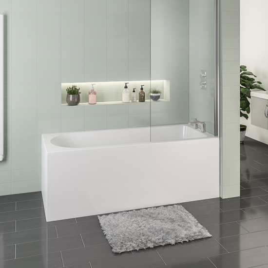 biscay right hand shower bath 1700 1800