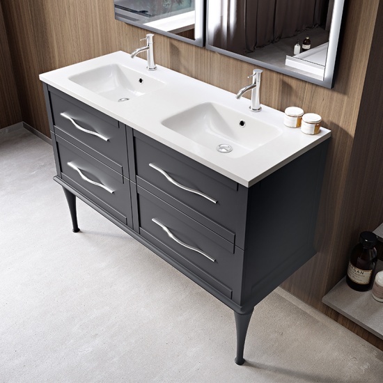baden haus tiffany 1200 graphite vanity unit