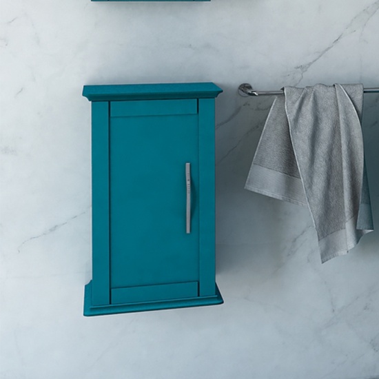 baden haus tiffany 590 petrol blue wall cupboard