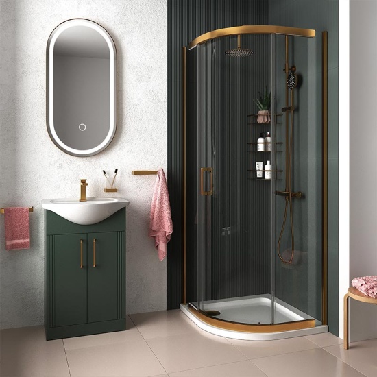 Celeste Green 550 Gold Shower Suite Celeste Green 550 Gold Shower Suite