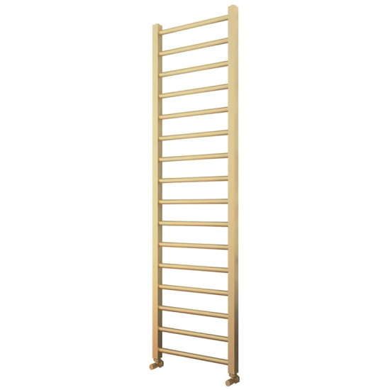 orfi brushed brass towel radiator