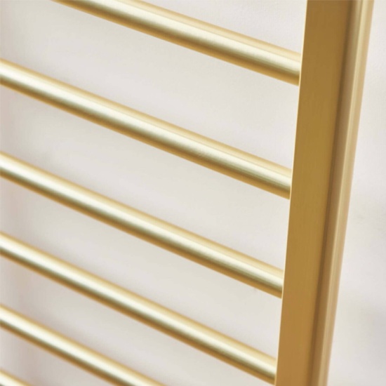 orfi brushed brass towel radiator