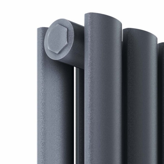 miralay horizontal double anthracite designer radiator