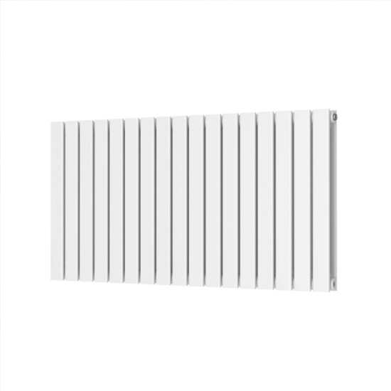 padish horizontal double white designer radiator