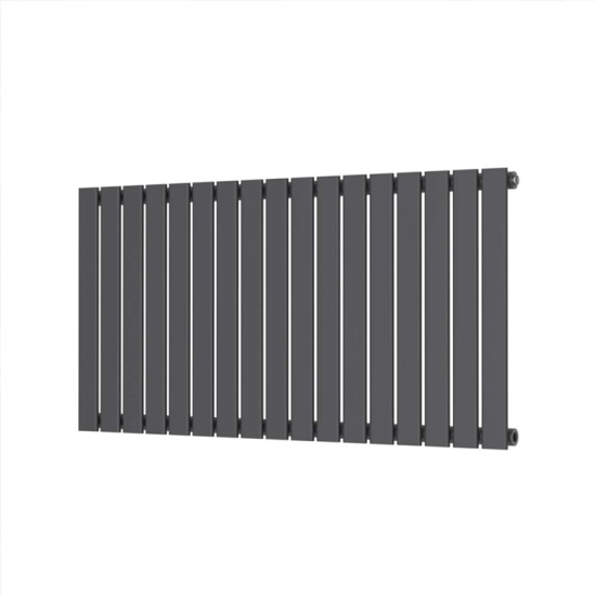 padish horizontal single anthracite designer radiator