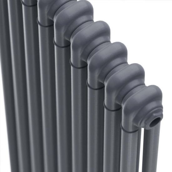 effendi 2 column vertical anthracite designer radiator