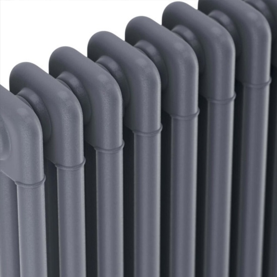 faye 3 column horizontal anthracite designer radiator
