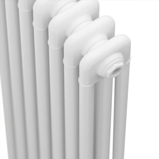 faye 3 column vertical white designer radiator