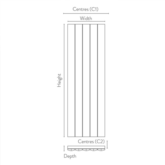 ahtar anthracite aluminium vertical radiator ahtar anthracite aluminium vertical radiator
