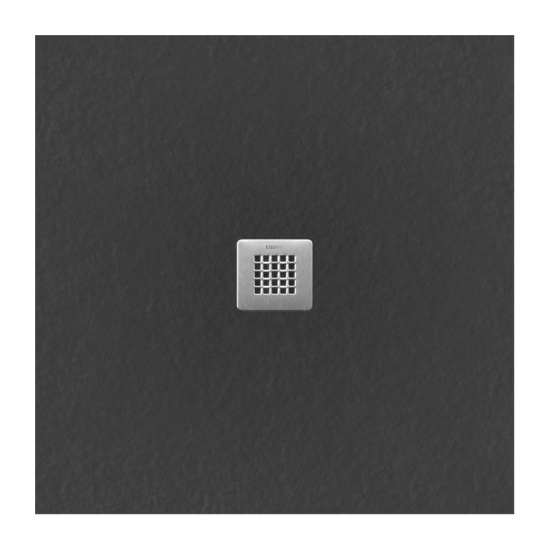 GIORGIO SQUARE SHOWER TRAY 900 BLACK SLATE