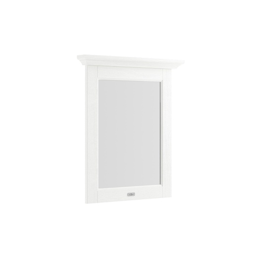 BC Designs victrion 600 traditional mirror in nimbus white