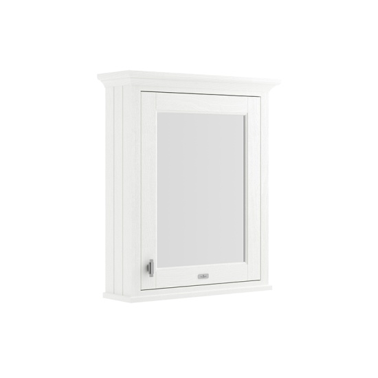 BC Designs victrion 600 traditional mirror cabinet in nimbus white