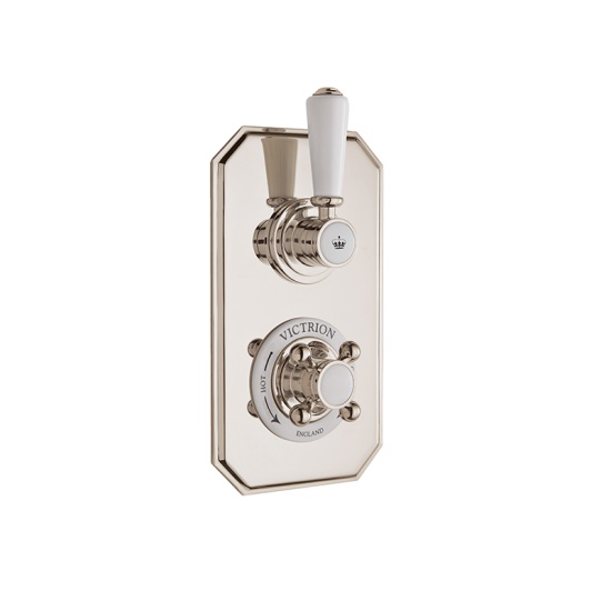 BC Designs victrion nickel concealed shower valve one outlet