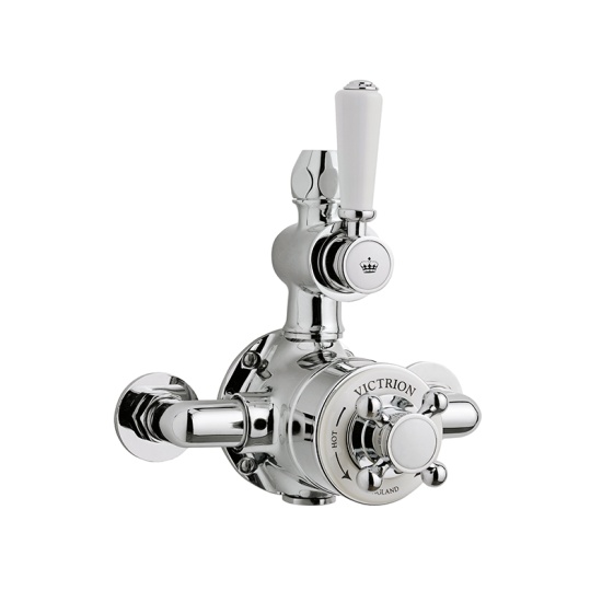 BC Designs victrion chrome exposed shower valve one outlet