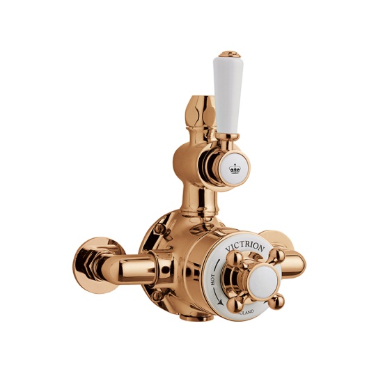 BC Designs victrion copper exposed shower valve one outlet