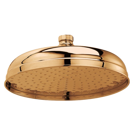 BC Designs victrion copper 12 inch shower head | ceiling or wall mounted