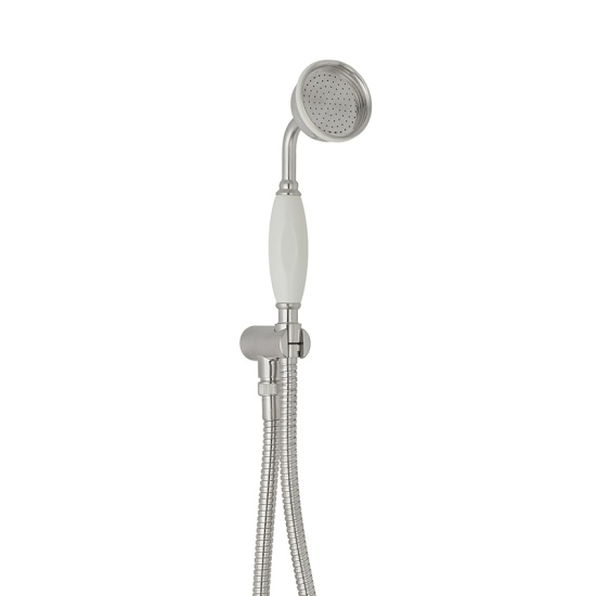 BC Designs victrion brushed chrome wall mounted handshower set