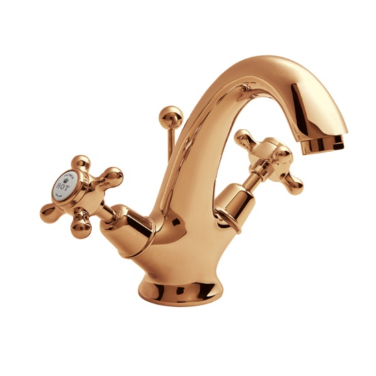 bayswater victrion copper crosshead mono basin mixer tap