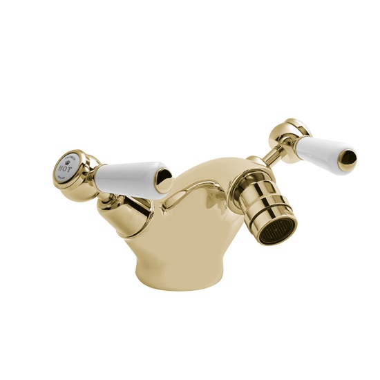 BC Designs victrion gold lever mono bidet mixer tap