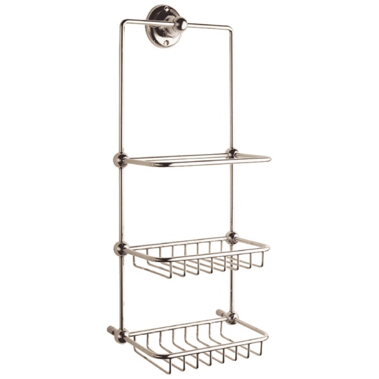 BC Designs victrion nickel shower tidy