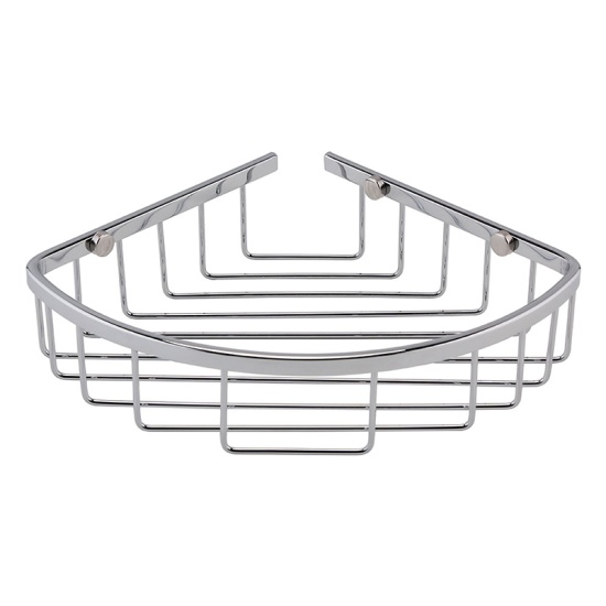 BC Designs victrion chrome corner shower basket