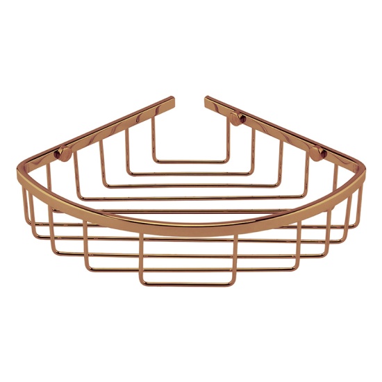 BC Designs victrion copper corner shower basket