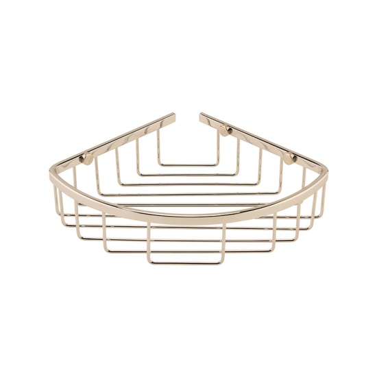 BC Designs victrion nickel corner shower basket