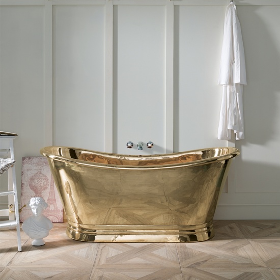bc designs 1700 brass boat bath with inner brass & outer brass