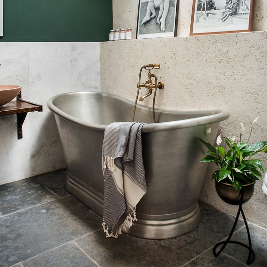 bc designs 1500 copper boat bath with inner tin & outer tin bc designs 1500 copper boat bath with inner tin & outer tin