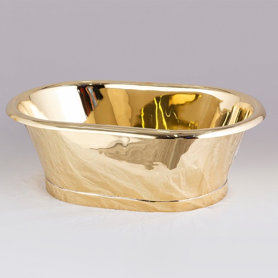 bc designs brass countertop basin 530mm with inner brass & outer brass