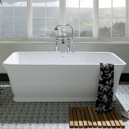 bc designs magnus 1700 white freestanding bath