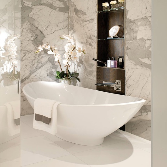 bc designs kurv marble freestanding bath 1890 x 900mm 