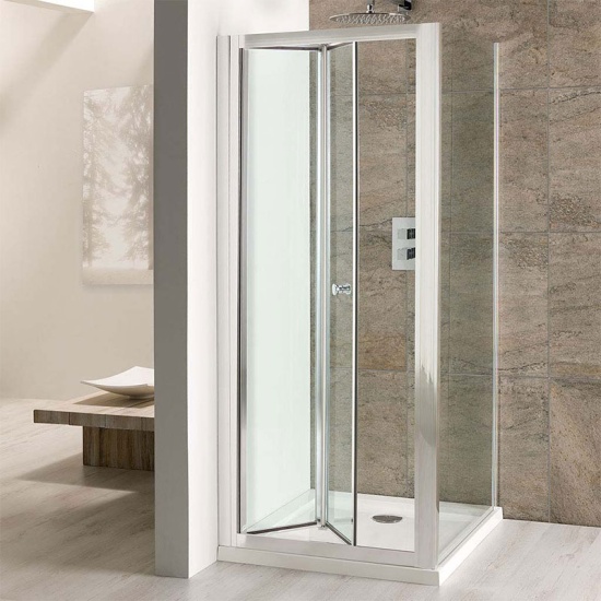 volente bifold shower enclosure 900mm