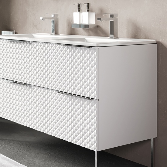elvia 1200 White Vanity Unit white sink chrome handles elvia 1200 White Vanity Unit white sink chrome handles
